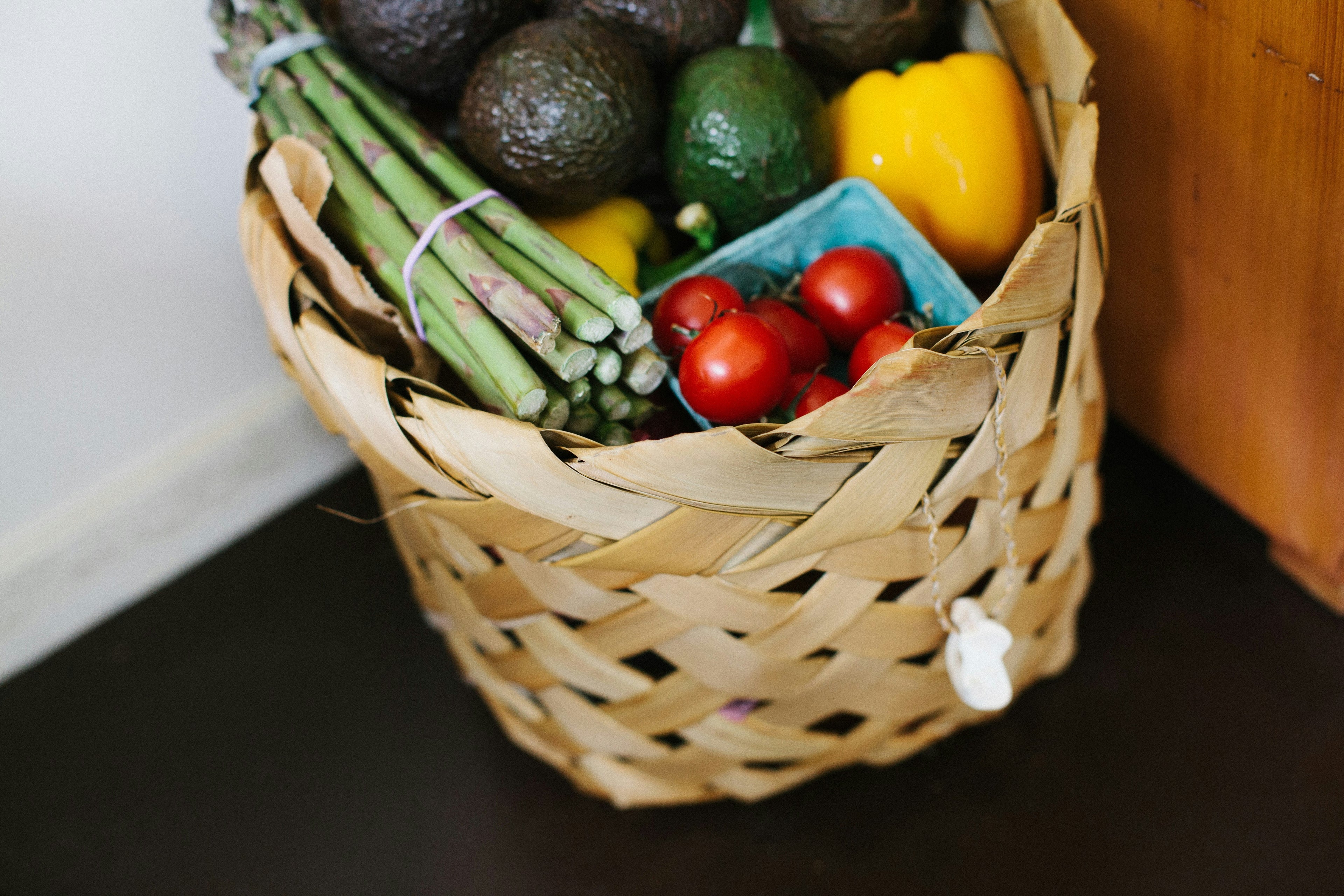 Fresh and Healthy Vegetable Basket